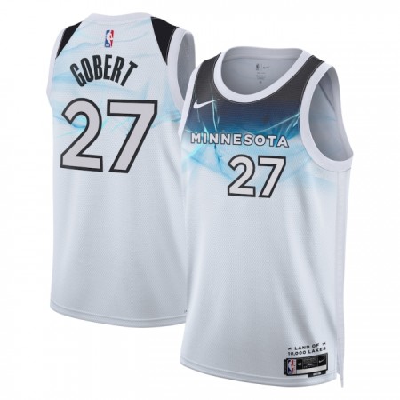 NBA Minnesota Timberwolves Trikot Rudy Gobert Nike 2024-25 City Edition Weiß Swingman - Herren
